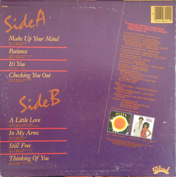 Aurra - A Little Love (LP) [US] 1st (Very Good Plus (VG+))