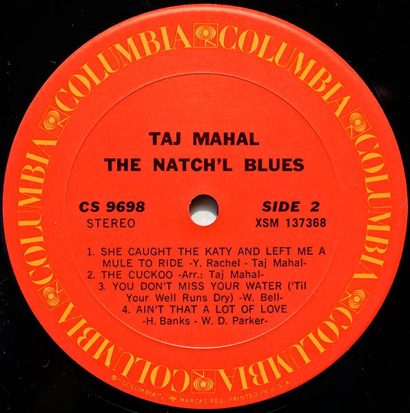 Taj Mahal - The Natch'l Blues (LP) [US] RP (Near Mint (NM or M-))