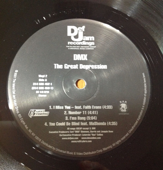 DMX - The Great Depression (2001 US Press)