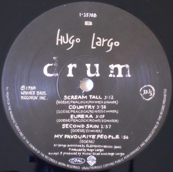 Hugo Largo - Drum (LP) [US] 1st