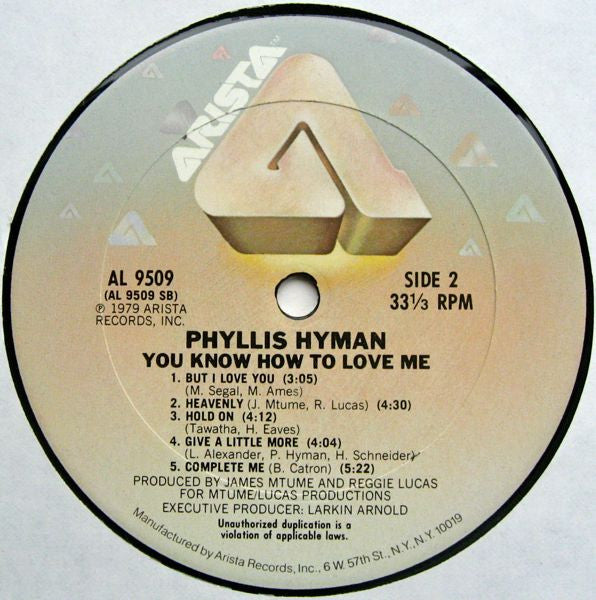 Phyllis Hyman - You Know How To Love Me