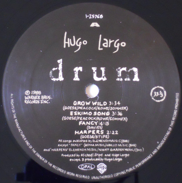 Hugo Largo - Drum (LP) [US] 1st