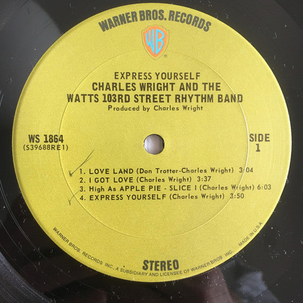 Charles Wright & The Watts 103rd St Rhythm Band - Express Yourself (LP) [US] 1st (Very Good Plus (VG+))