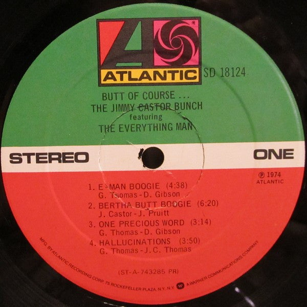 The Jimmy Castor Bunch - Butt Of Course...