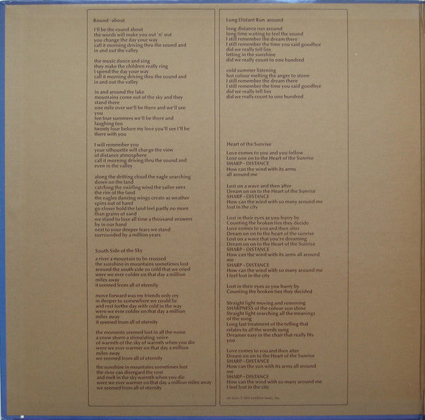 Yes - Fragile (1975 Repress)