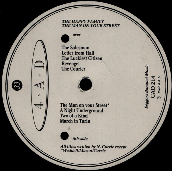 The Happy Family - The Man On Your Street