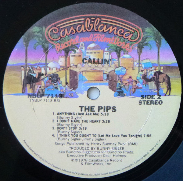 The Pips - Callin' (1978 SEALED)