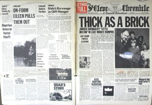 Jethro Tull - Thick As A Brick (LP) [US] 1st (Very Good Plus (VG+))