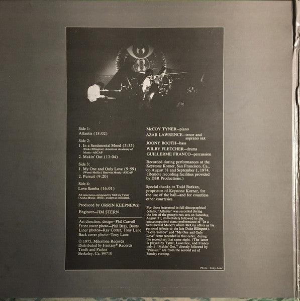 McCoy Tyner - Atlantis (LP) [US] 1st (Very Good Plus (VG+))