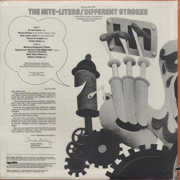 The Nite-Liters - Different Strokes (LP) [US] 1st (Very Good Plus (VG+))