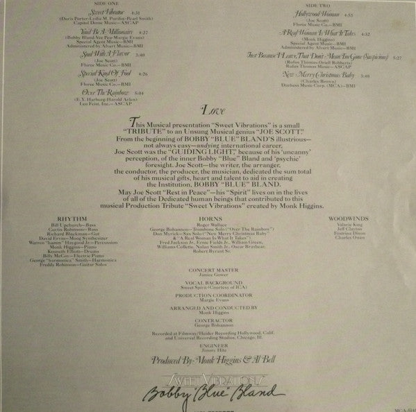 Bobby Bland - Sweet Vibrations (1980 SEALED)