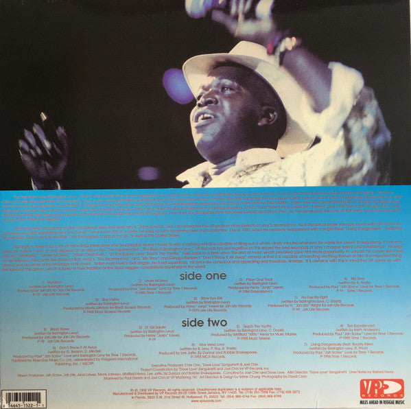 Barrington Levy - Too Experienced ... The Best Of Barrington Levy (LP) [US] 1st (Very Good Plus (VG+))
