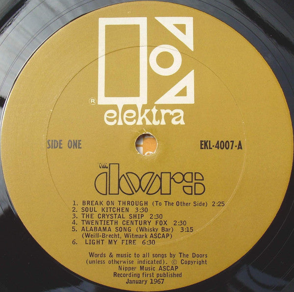 The Doors - The Doors (LP) [US] 1st (Good Plus (G+))