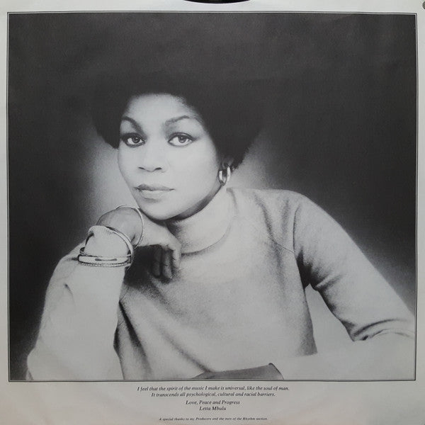 Letta Mbulu - Letta (LP) [US] 1st (Very Good Plus (VG+))