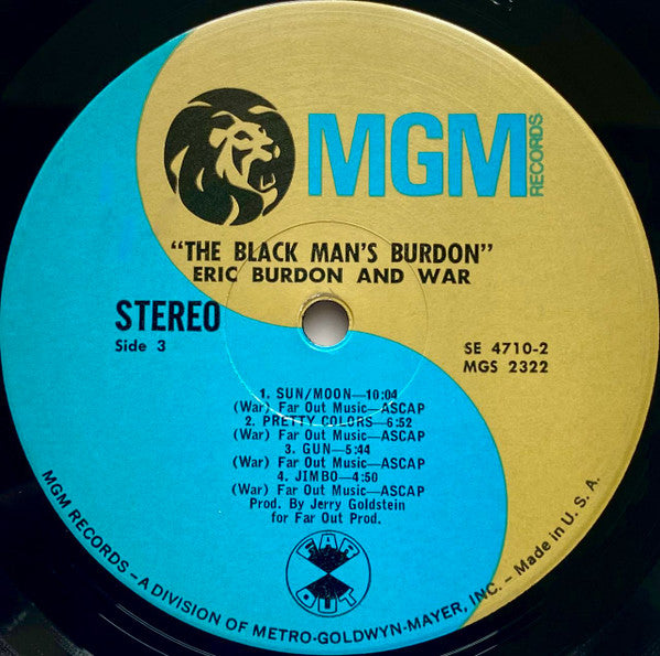 Eric Burdon & War - The Black-Man's Burdon (LP) [US] 1st (Near Mint (NM or M-))