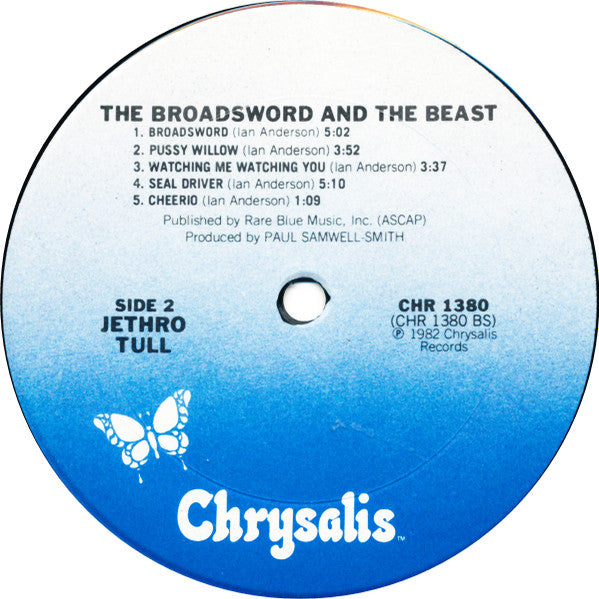 Jethro Tull - The Broadsword And The Beast (1982 US Press)