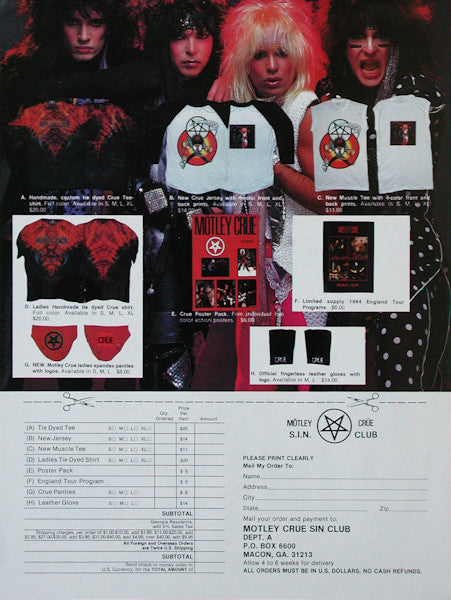 Mötley Crüe - Theatre Of Pain (LP) [US] 1st