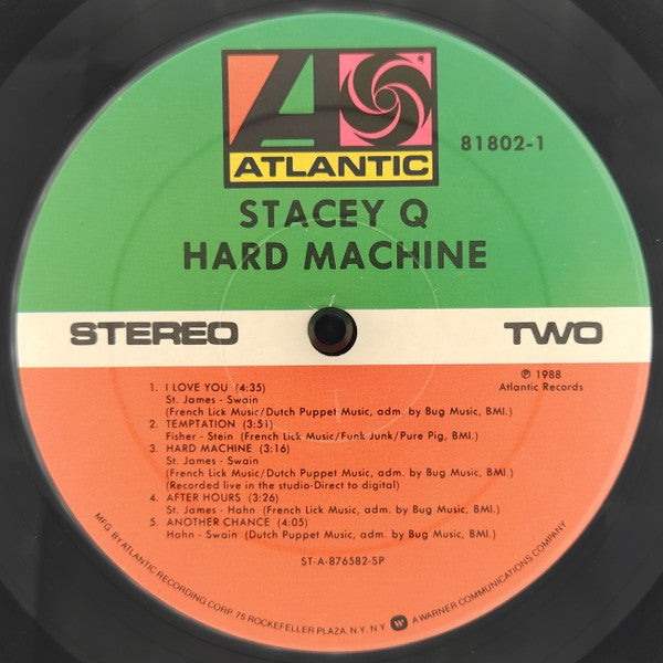 Stacey Q - Hard Machine (LP) [US] 1st (Mint (M))