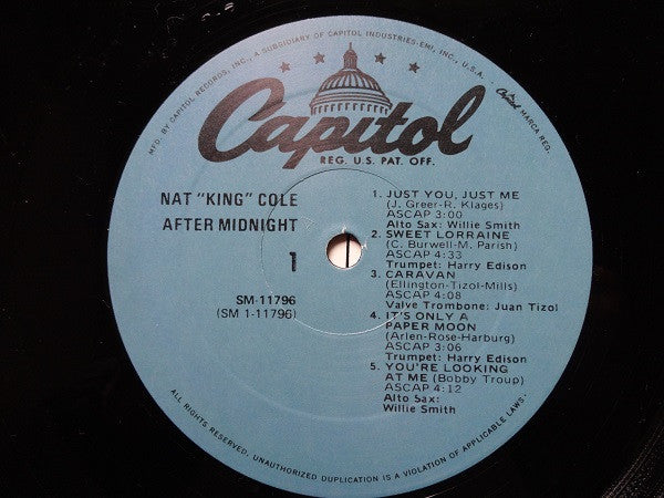 The Nat King Cole Trio - After Midnight (1978 RE)
