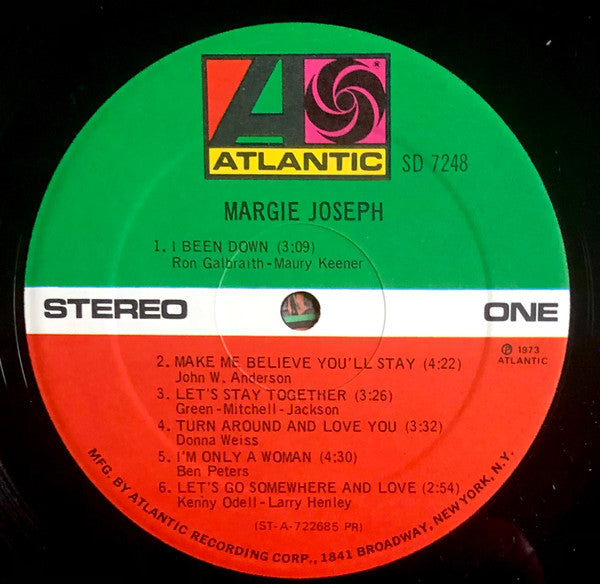 Margie Joseph - Margie Joseph (LP) [US] 1st (Very Good Plus (VG+))