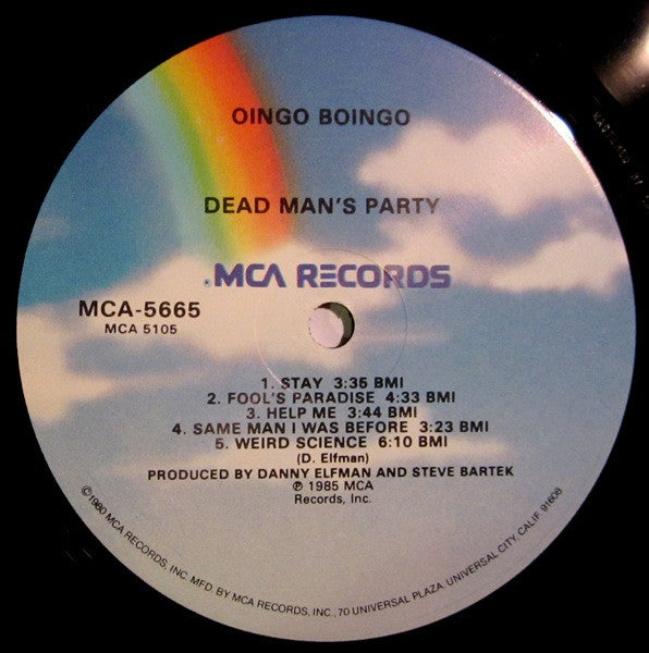 Oingo Boingo - Dead Man's Party (1985 US Press)