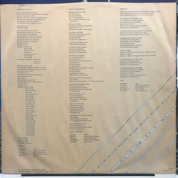 Yes - Going For The One