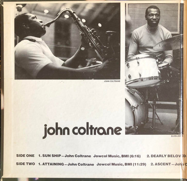 John Coltrane - Sun Ship (LP) [US] 1st (Very Good (VG))
