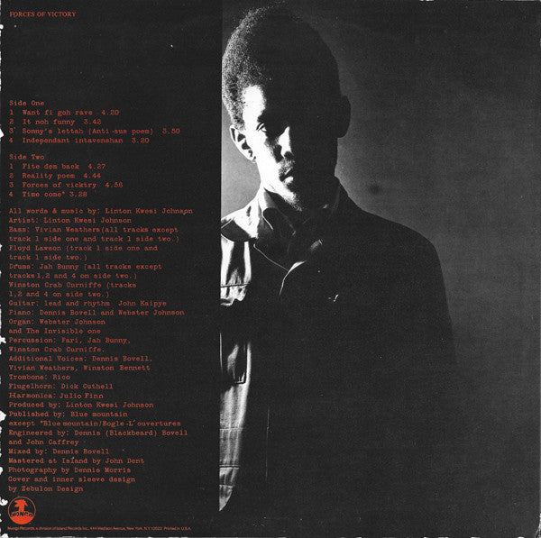 Linton Kwesi Johnson - Forces Of Victory (1979 US Press)
