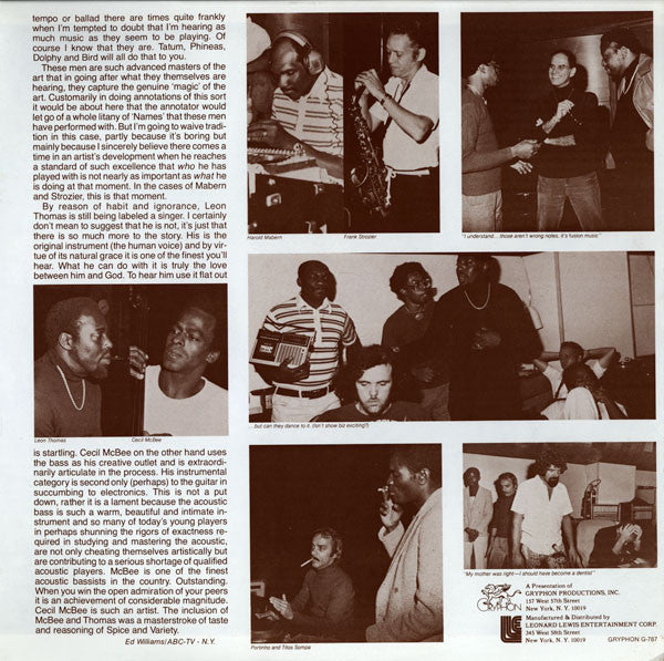 The Louis Hayes Group - Variety Is The Spice (1979 US Press)