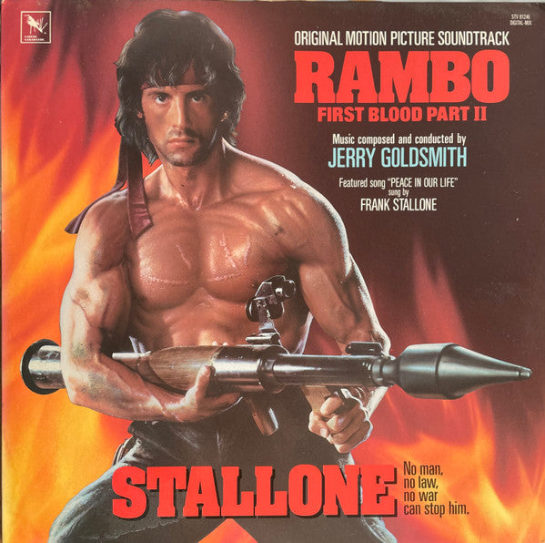 Jerry Goldsmith - Rambo: First Blood Part II (Original Motion Picture Soundtrack) (LP) [US] 1st (Near Mint (NM or M-))