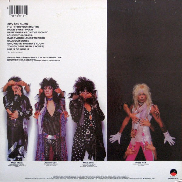 Mötley Crüe - Theatre Of Pain (LP) [US] 1st