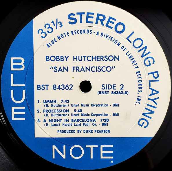 Bobby Hutcherson - San Francisco (LP) [US] 1st (Very Good Plus (VG+))