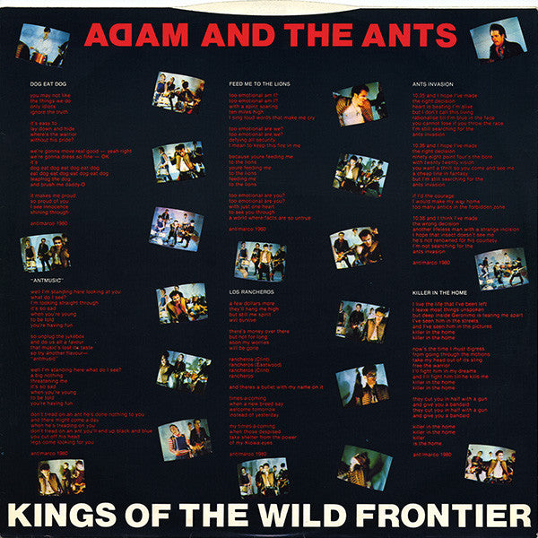 Adam And The Ants - Kings Of The Wild Frontier (1980 US Press)