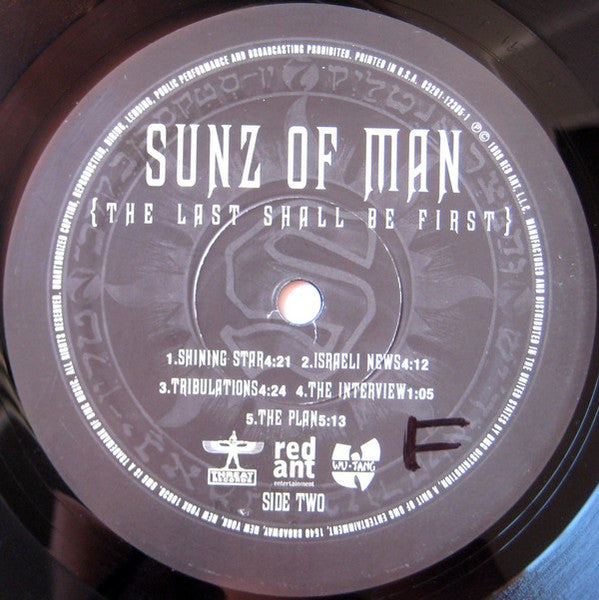 Sunz Of Man - The Last Shall Be First (LP) [US] 1st (Very Good Plus (VG+))