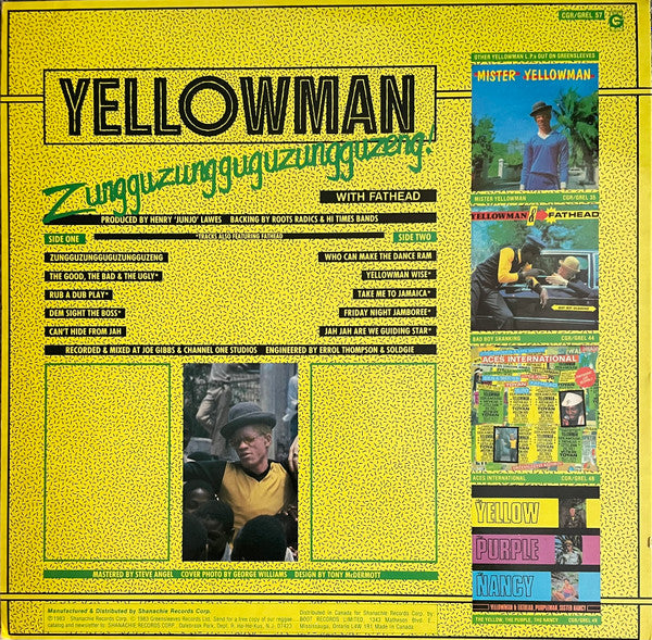 Yellowman - Zungguzungguguzungguzeng (1983 US Press)