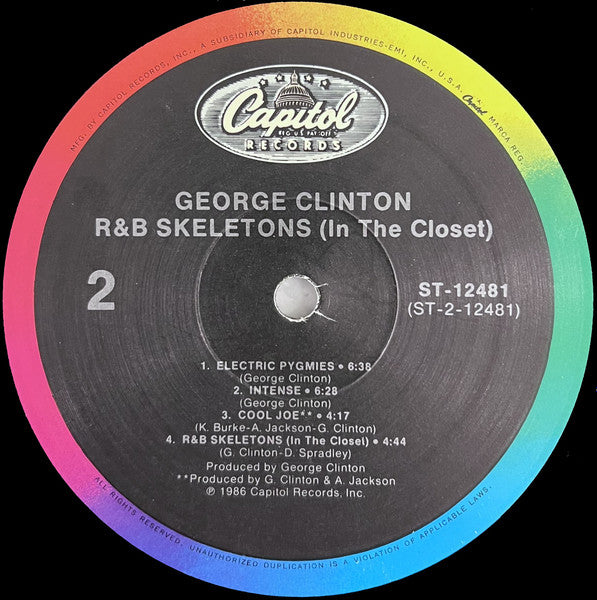 George Clinton - R&B Skeletons In The Closet (1986 US Press)