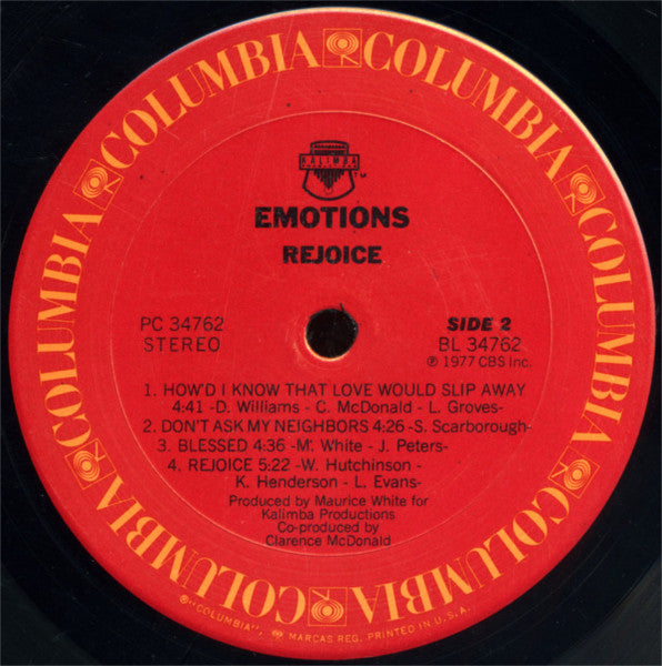 The Emotions - Rejoice