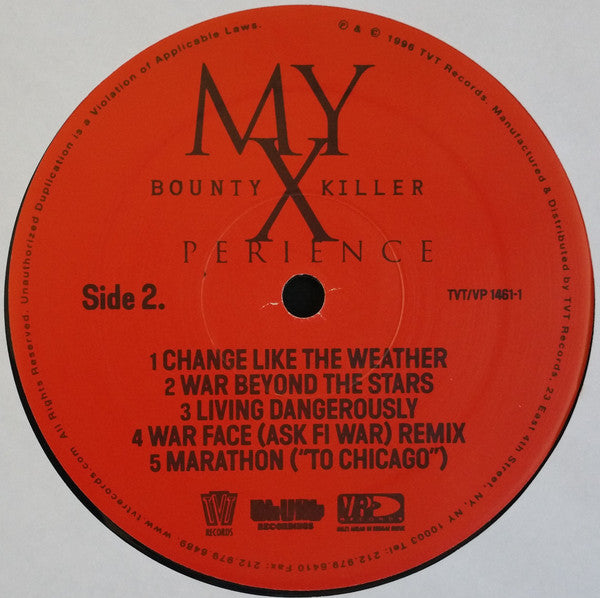 Bounty Killer - My Xperience Chapter 1 (LP) [US] 1st (Very Good Plus (VG+))