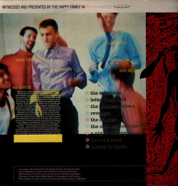 The Happy Family - The Man On Your Street