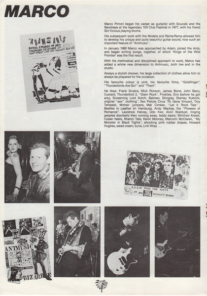 Adam And The Ants - Kings Of The Wild Frontier (1980 US Press)