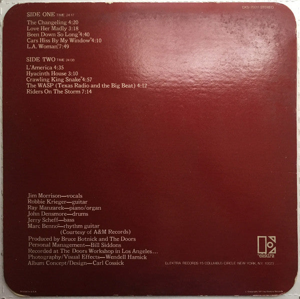 The Doors - L.A. Woman (LP) [US] 1st (Very Good (VG))