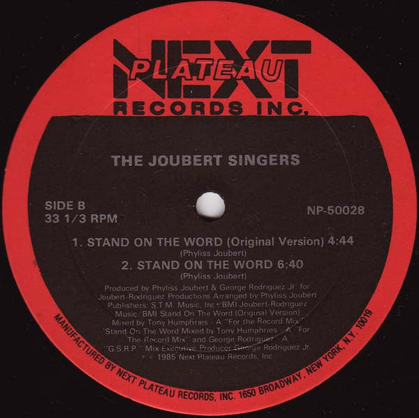 The Joubert Singers - Stand On The Word (12") [US] 1st (Near Mint (NM or M-))