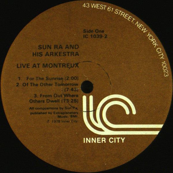 The Sun Ra Arkestra - Live At Montreux (1978 Press)