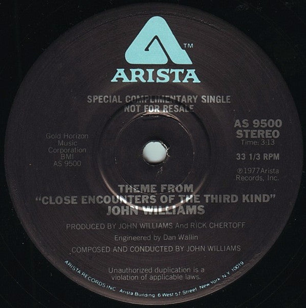 John Williams - Close Encounters Of The Third Kind (Original Motion Picture Soundtrack)