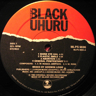 Black Uhuru - Tear It Up - Live (1982 US Press)