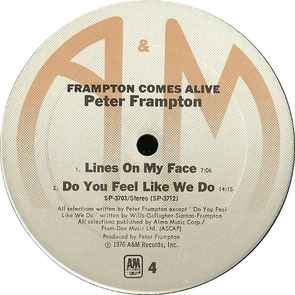 Peter Frampton - Frampton Comes Alive! (LP) [US] 1st (Very Good Plus (VG+))