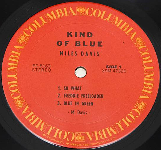 Miles Davis - Kind Of Blue (LP) [US] 1977 RP (Very Good Plus (VG+))