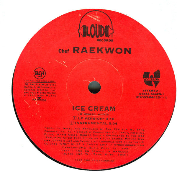 Raekwon - Ice Cream / Incarcerated Scarfaces (12") [US] 1st (Near Mint (NM or M-))