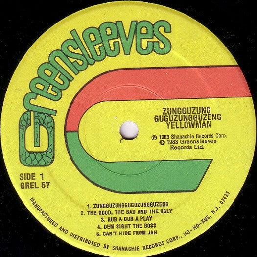 Yellowman - Zungguzungguguzungguzeng (1983 US Press)