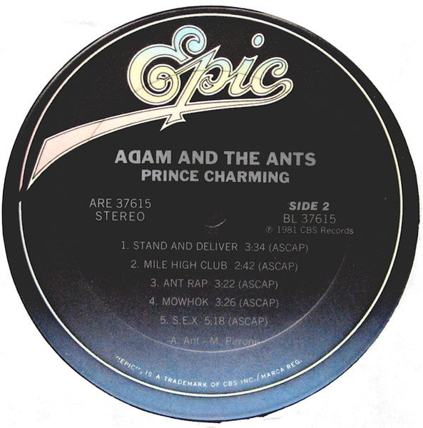 Adam And The Ants - Prince Charming (1981 US STEREO)
